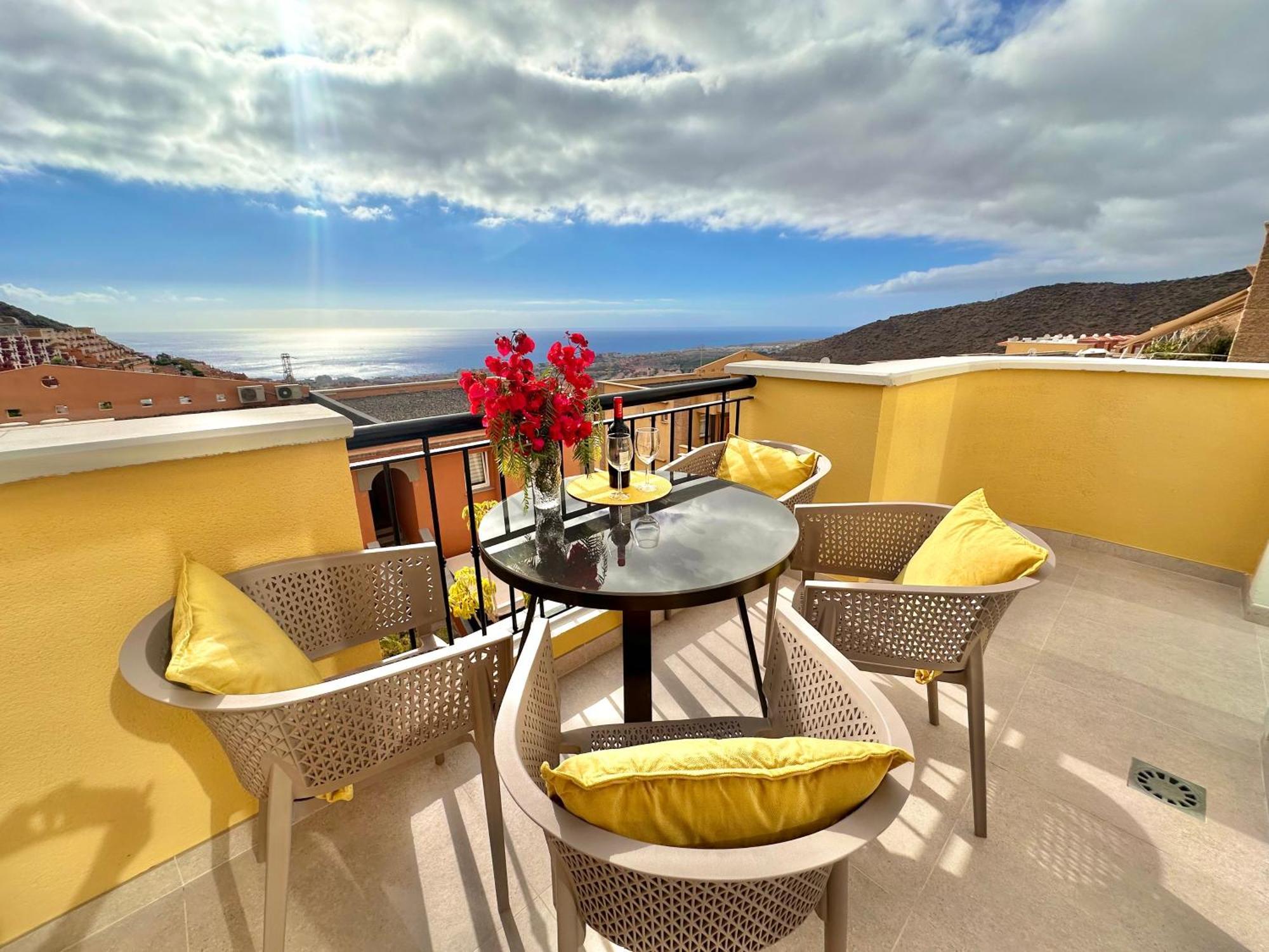Sunshine Apartment With Sea Viev Costa Adeje  Bagian luar foto